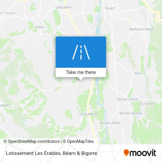 Lotissement Les Érables map