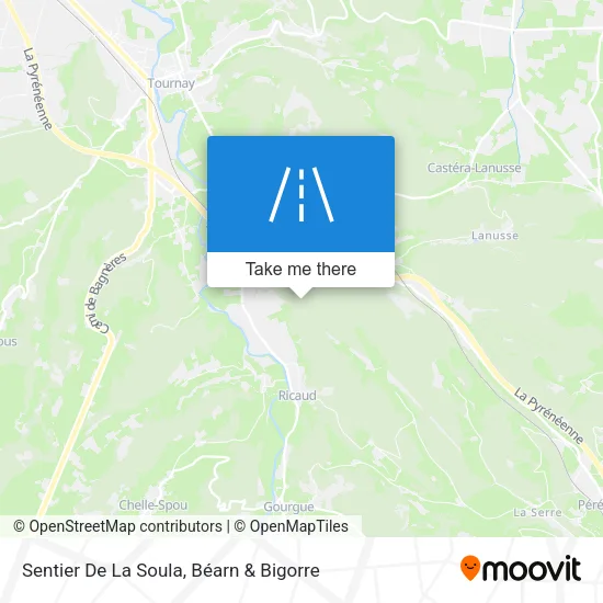 Sentier De La Soula map
