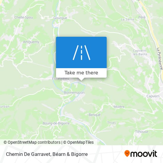 Chemin De Garravet map