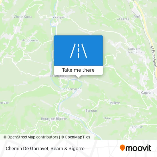Chemin De Garravet map