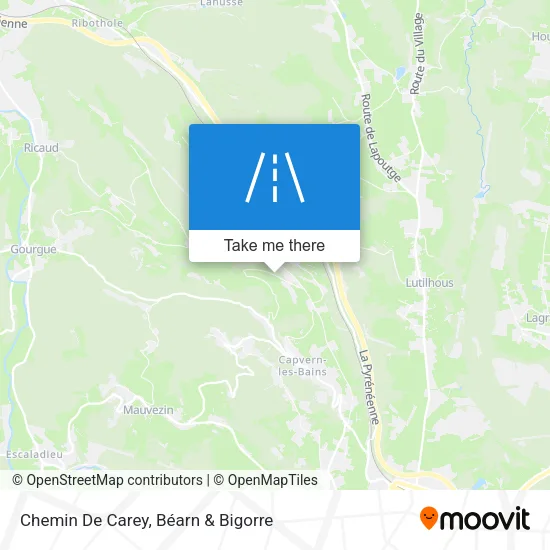 Chemin De Carey map