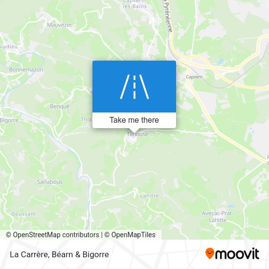La Carrère map