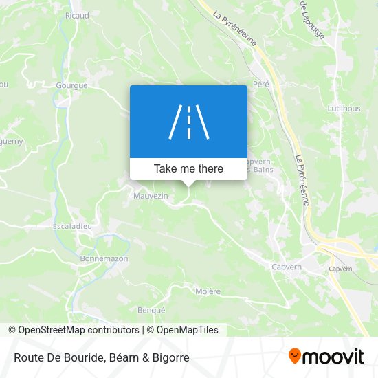 Route De Bouride map