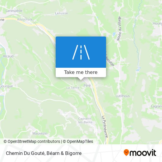 Chemin Du Gouté map