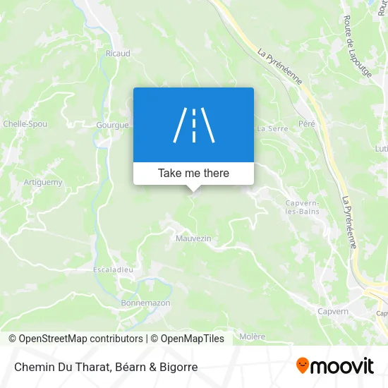 Chemin Du Tharat map