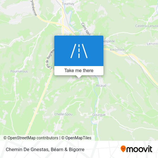 Chemin De Gnestas map