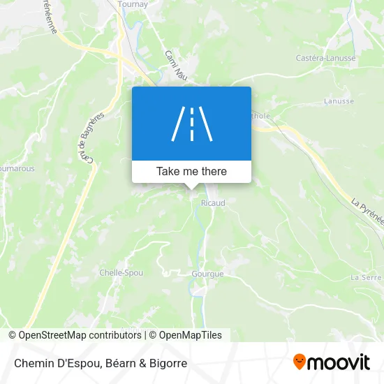 Chemin D'Espou map
