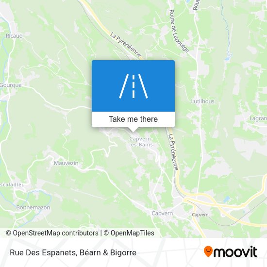 Rue Des Espanets map