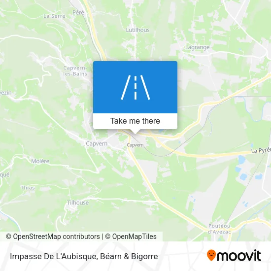 Impasse De L'Aubisque map