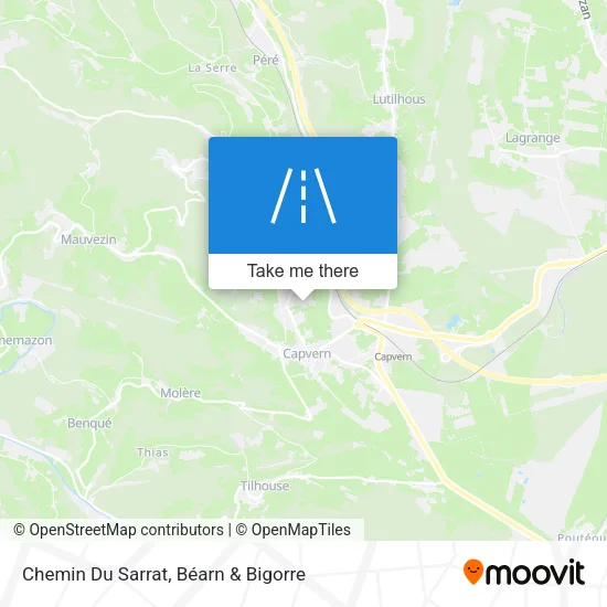 Chemin Du Sarrat map