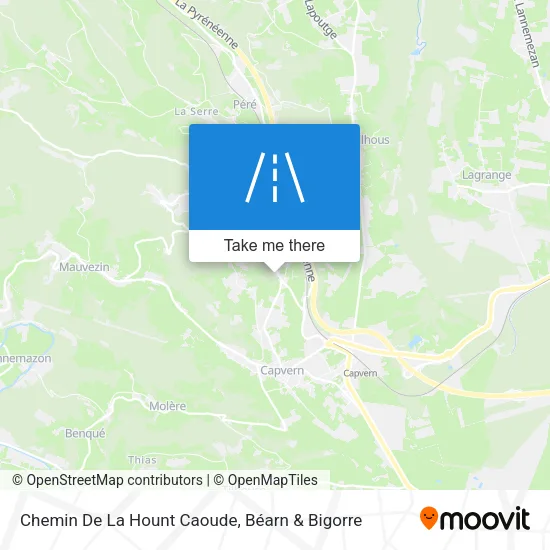 Chemin De La Hount Caoude map