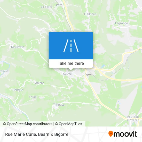Rue Marie Curie map