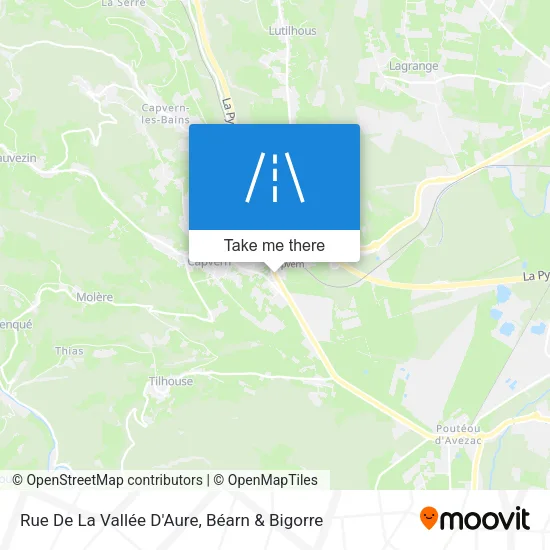 Rue De La Vallée D'Aure map