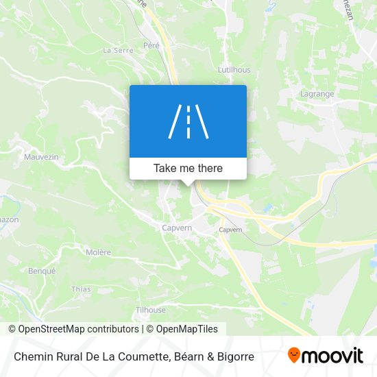 Chemin Rural De La Coumette map