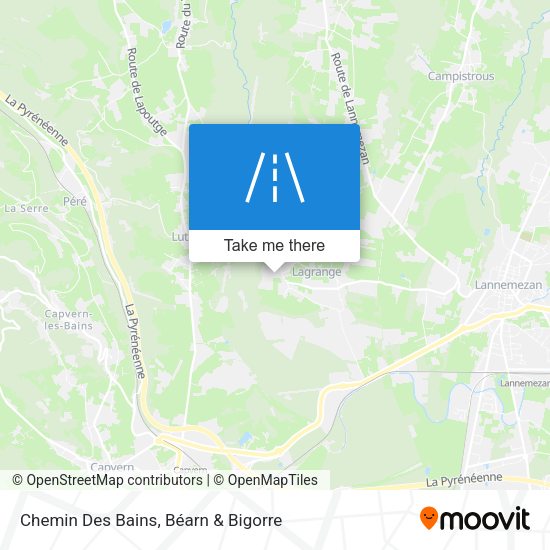 Chemin Des Bains map