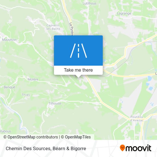 Chemin Des Sources map