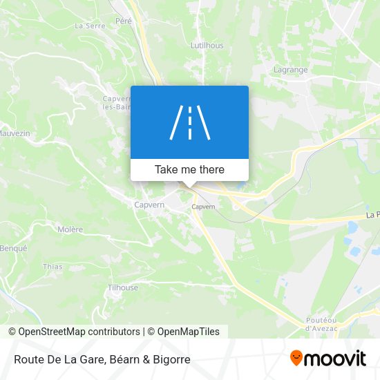 Route De La Gare map