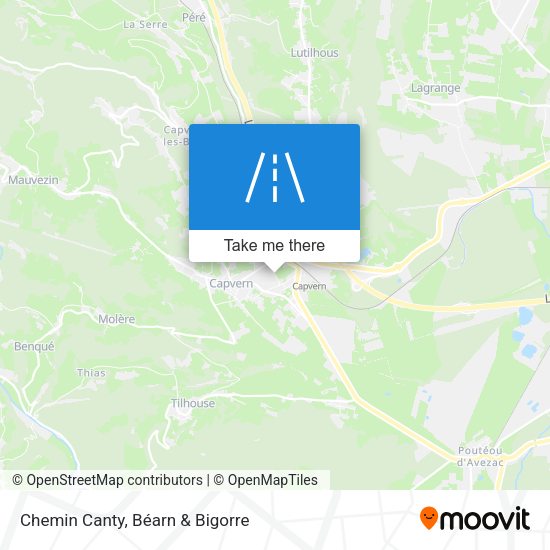 Chemin Canty map