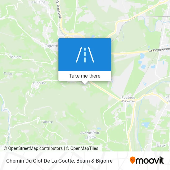 Chemin Du Clot De La Goutte map