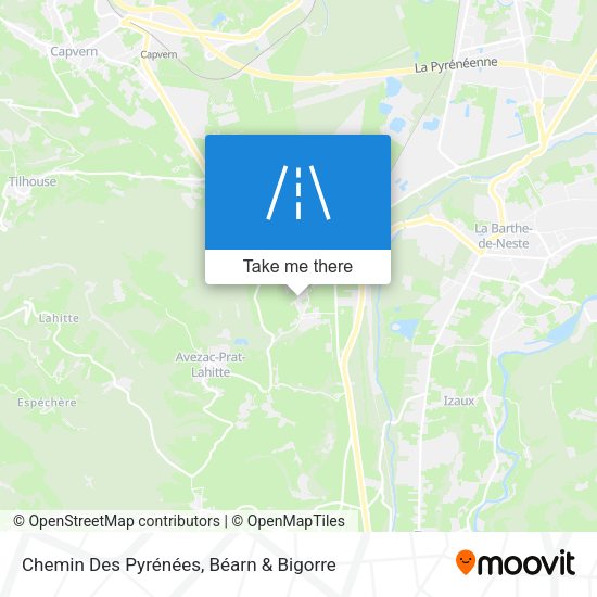 Chemin Des Pyrénées map