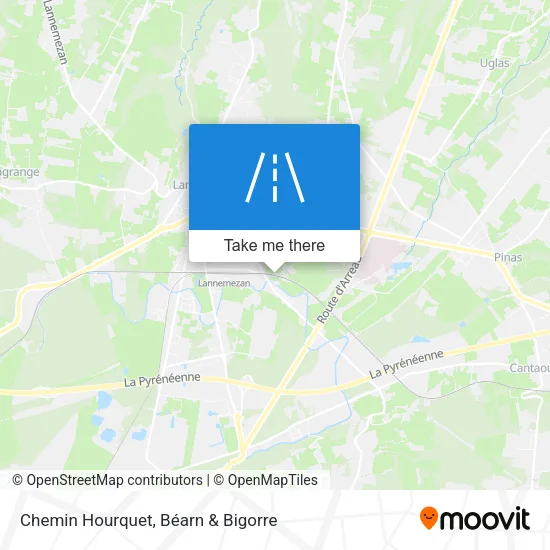 Chemin Hourquet map