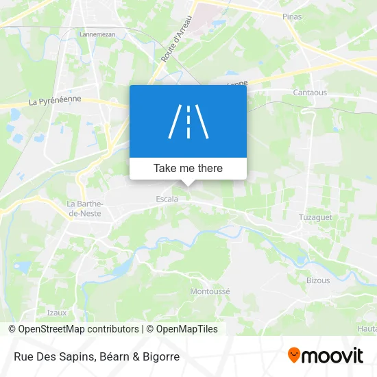 Rue Des Sapins map