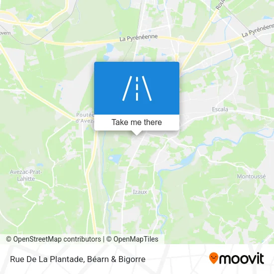 Rue De La Plantade map