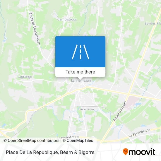 Place De La République map