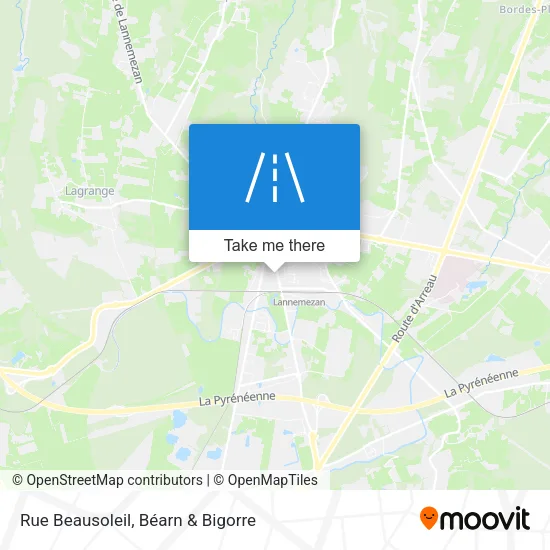 Rue Beausoleil map