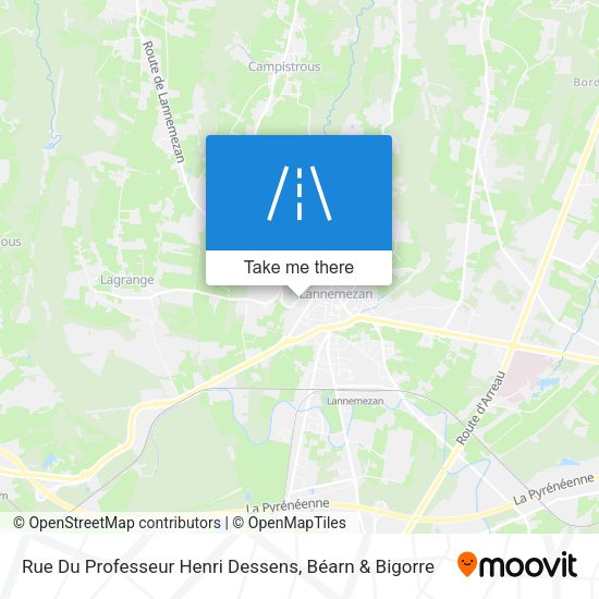 Rue Du Professeur Henri Dessens map