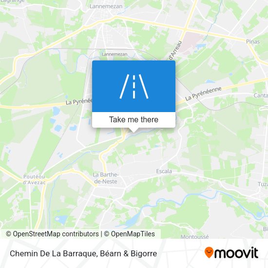 Chemin De La Barraque map