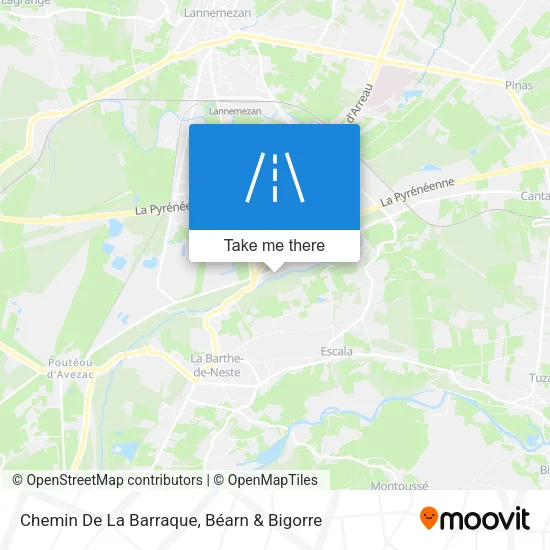 Chemin De La Barraque map