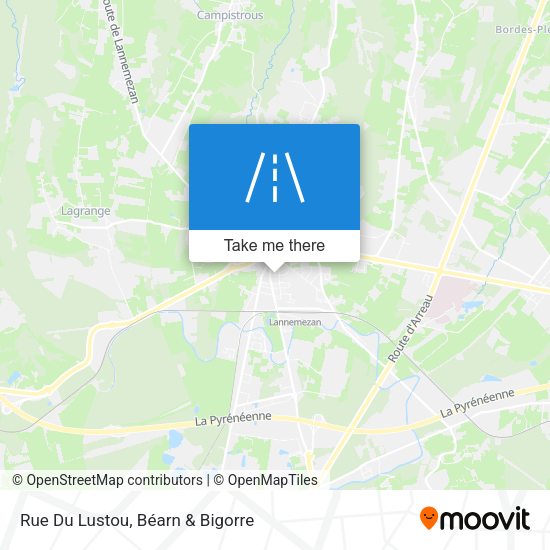 Rue Du Lustou map