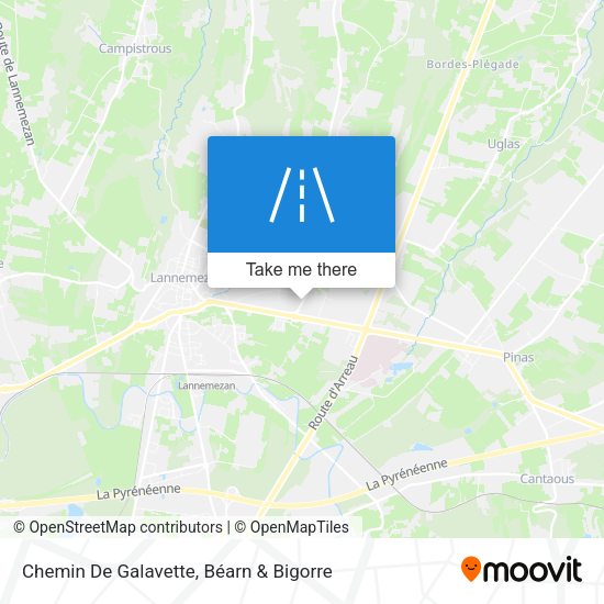 Chemin De Galavette map