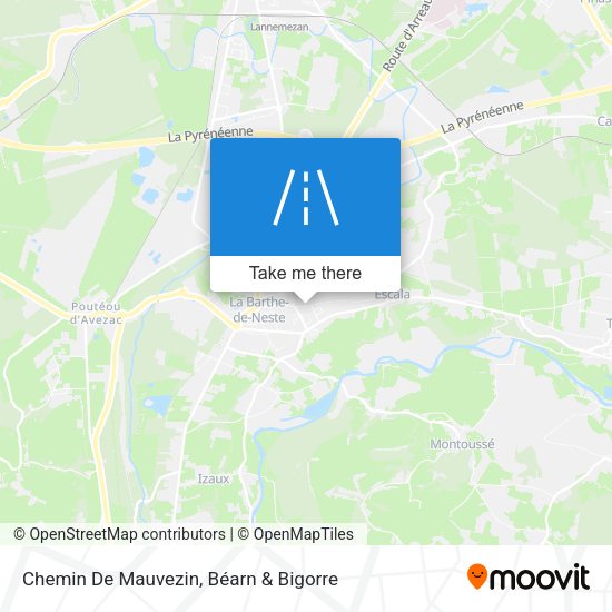 Chemin De Mauvezin map