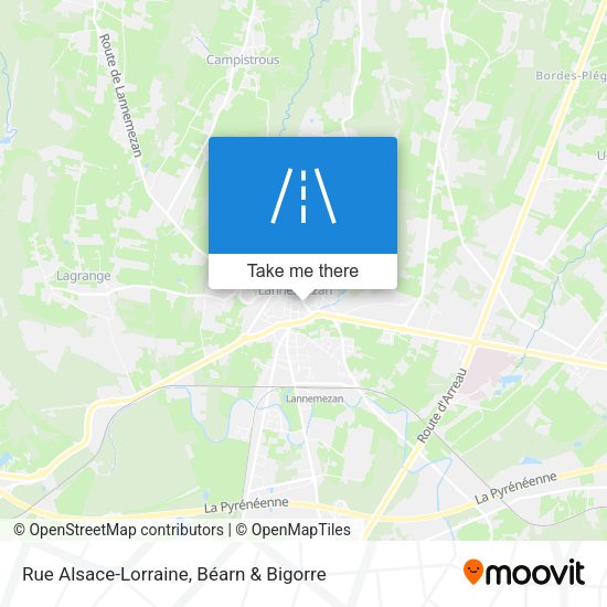 Rue Alsace-Lorraine map