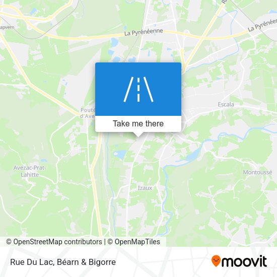 Rue Du Lac map