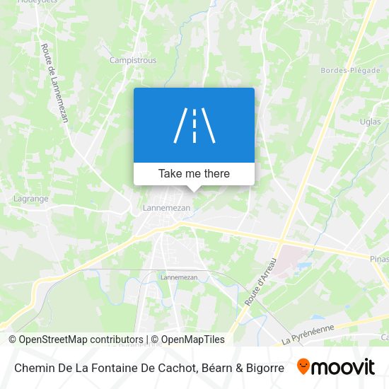 Chemin De La Fontaine De Cachot map