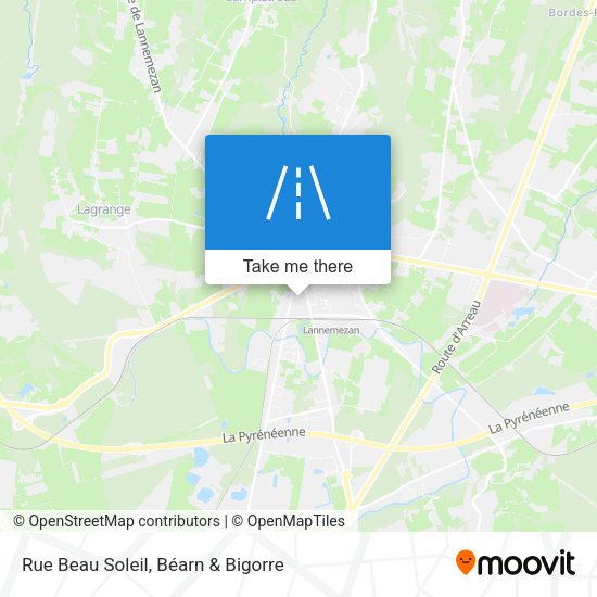 Rue Beau Soleil map