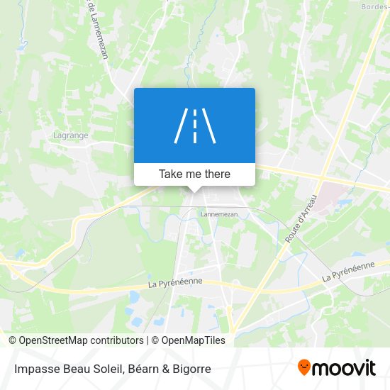 Impasse Beau Soleil map
