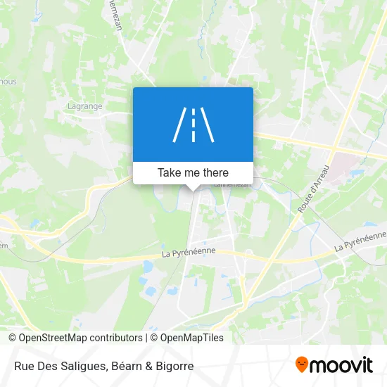 Rue Des Saligues map