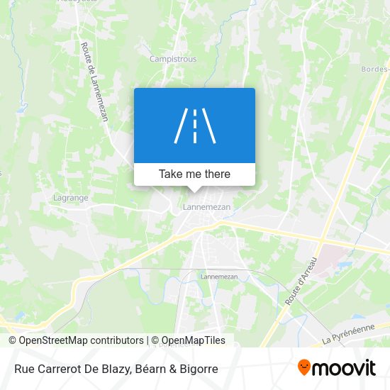 Rue Carrerot De Blazy map