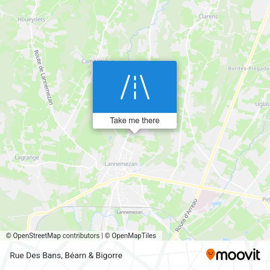 Rue Des Bans map