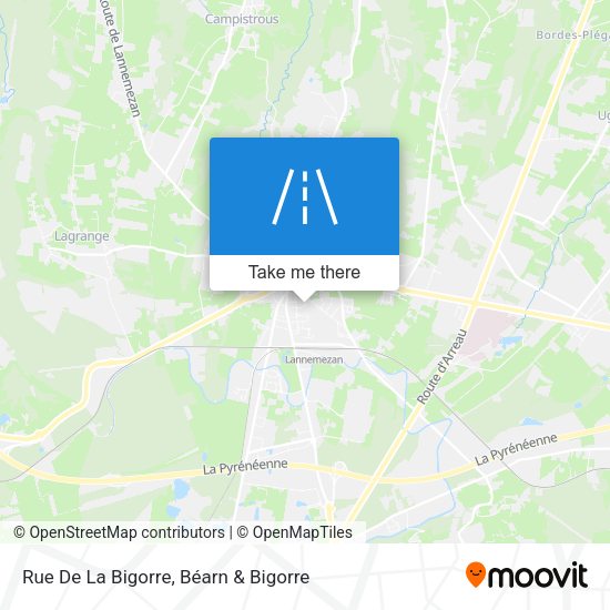 Rue De La Bigorre map