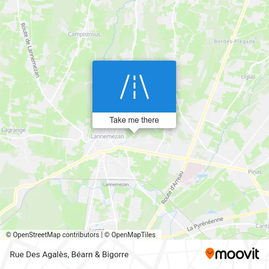 Mapa Rue Des Agalès