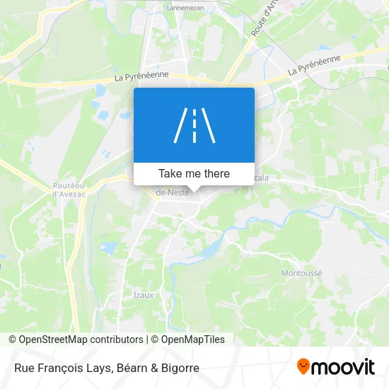 Rue François Lays map
