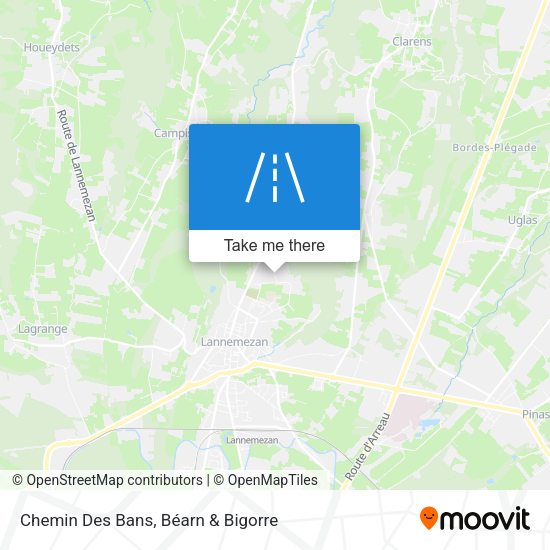 Chemin Des Bans map