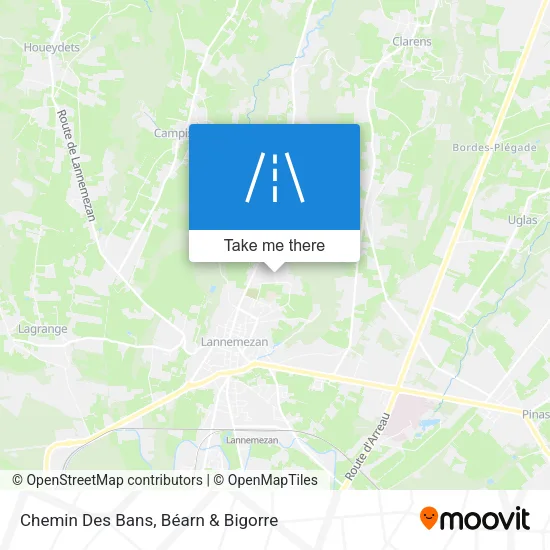Chemin Des Bans map