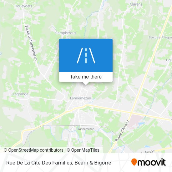 Rue De La Cité Des Familles map