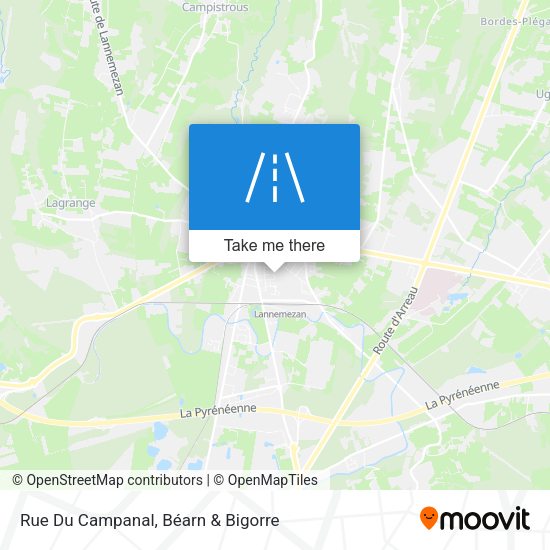 Rue Du Campanal map